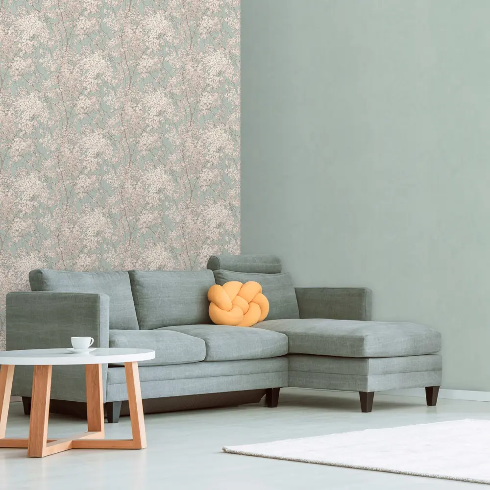 Флизелиновые обои DIAMOND Yuka с цветочным орнаментом для элегантного интерьера 89364649 STLM-0824922 - Вид №3