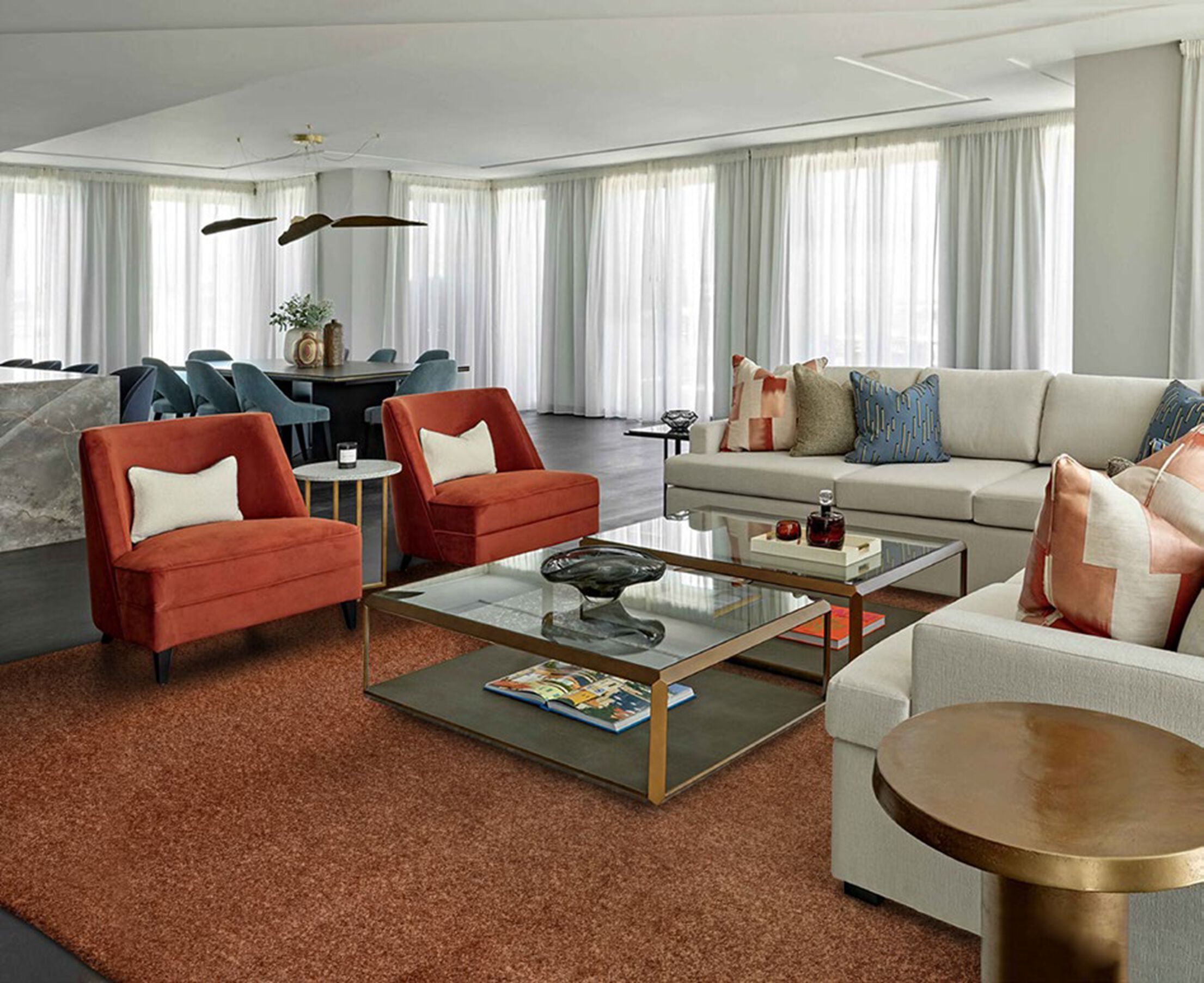 Ковер / Ковер Ademi Резка по запросу - от стены до стены (внутри помещений) ARCH-00141873 - Вид №3