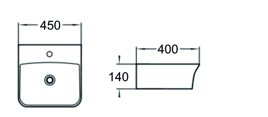 Раковина чаша SL-2006 SANTILINE  - Вид №1
