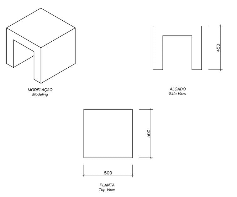 Бетонное наружное сиденье amop Modular ARCH-00003697 - Вид №1