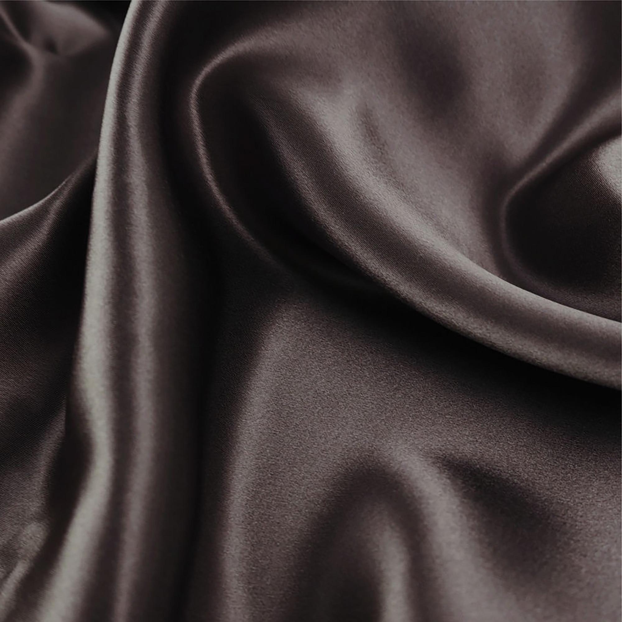 Наволочка princess46chocolate, 60x40 см, шелк, 1шт, цвет темно-коричневый SILK MANUFACTURE 90520681 - Вид №1