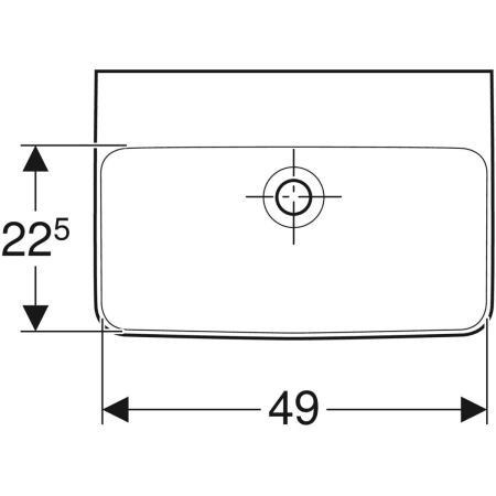 501.717.00.1 Раковина Geberit Renova Compact Geberit  - Вид №18