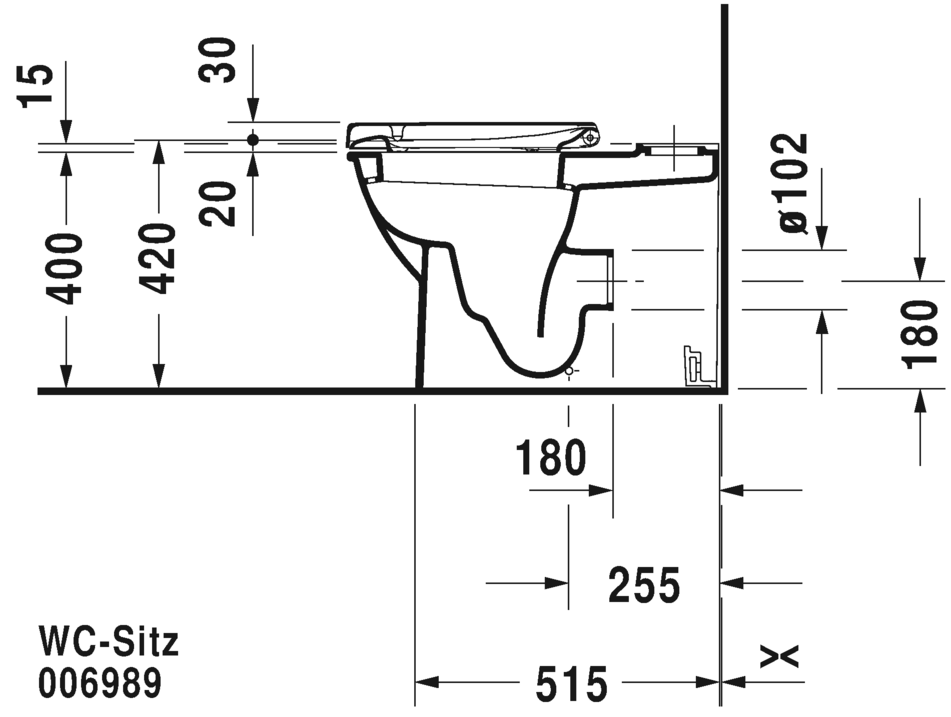 2138090000 Компакт унитаз с бачком Белый Duravit Darling New Германия - Вид №4