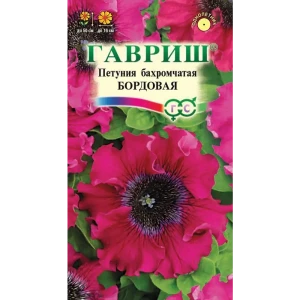 Семена Петуния бахромчатая бордовая