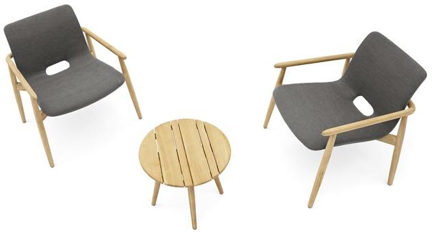 Varaschin Садовое кресло из ткани с подлокотниками Lapis 241l - Вид №4