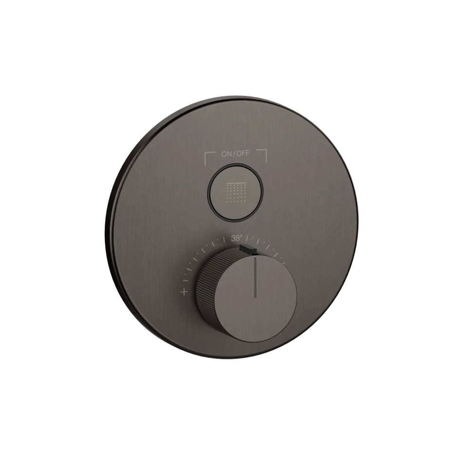 Смеситель для душа 38711 707 Gessi Hi-fi ЧЕРНЫЙ МЕТАЛЛ BR. PVD 38711707