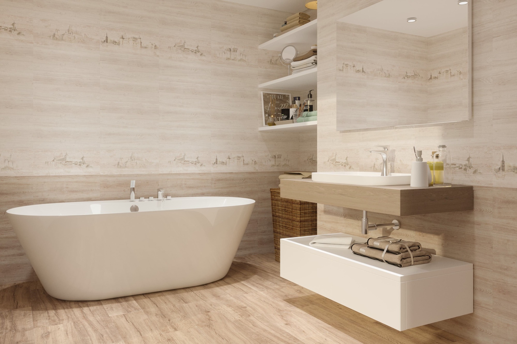 Керамическая плитка ROYAL 330761 20х45см PiezaROSA  - Вид №1