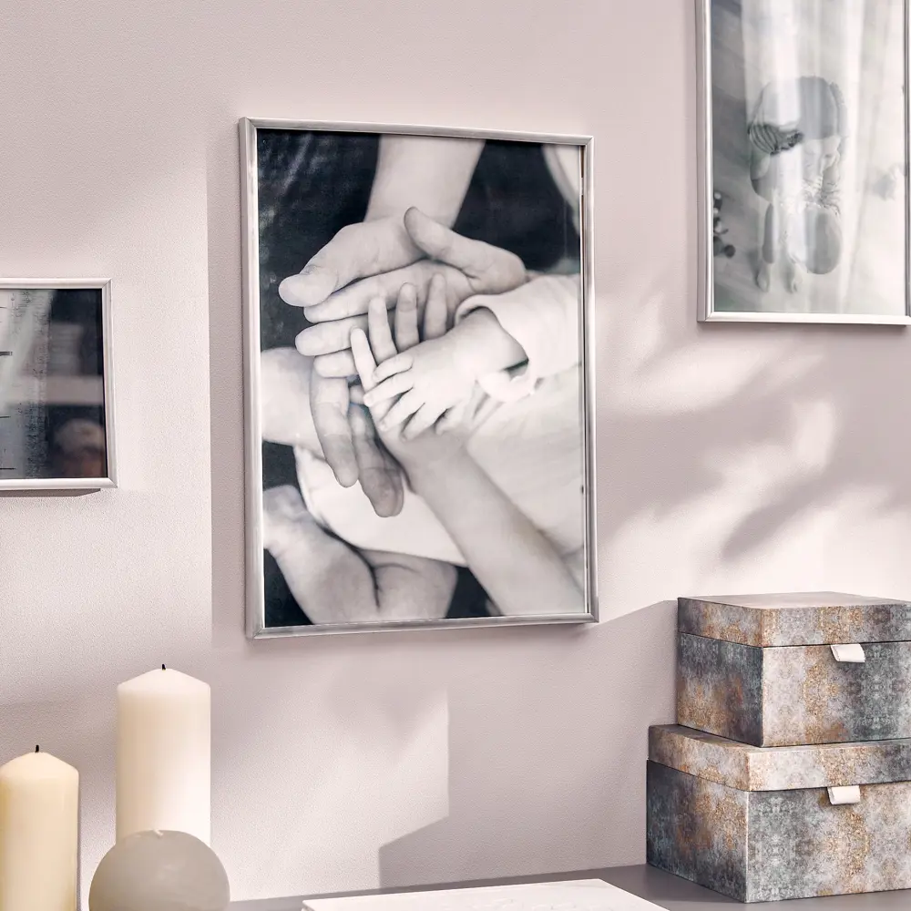 Фоторамка Kreaforta Lila серебристая 30×40 см для интерьера 89398532 STLM-1584336 - Вид №6