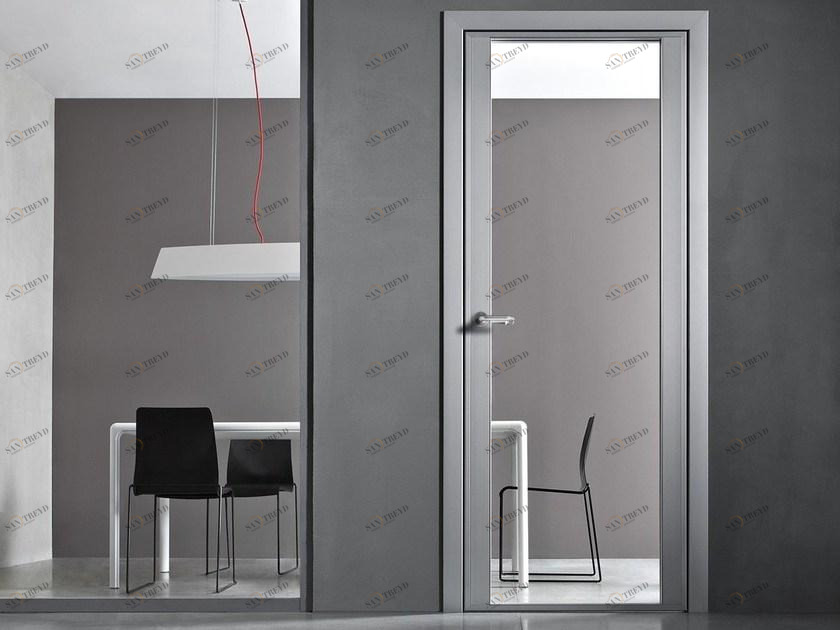 CONNECTICUT Распашная дверь из алюминия и стекла со скрытыми петлями sun-id-1494948