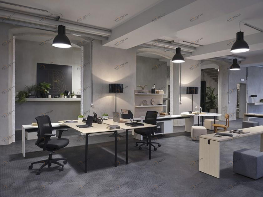 Citterio Несколько рабочих станций со встроенной полкой Bridge sun-id-1391403