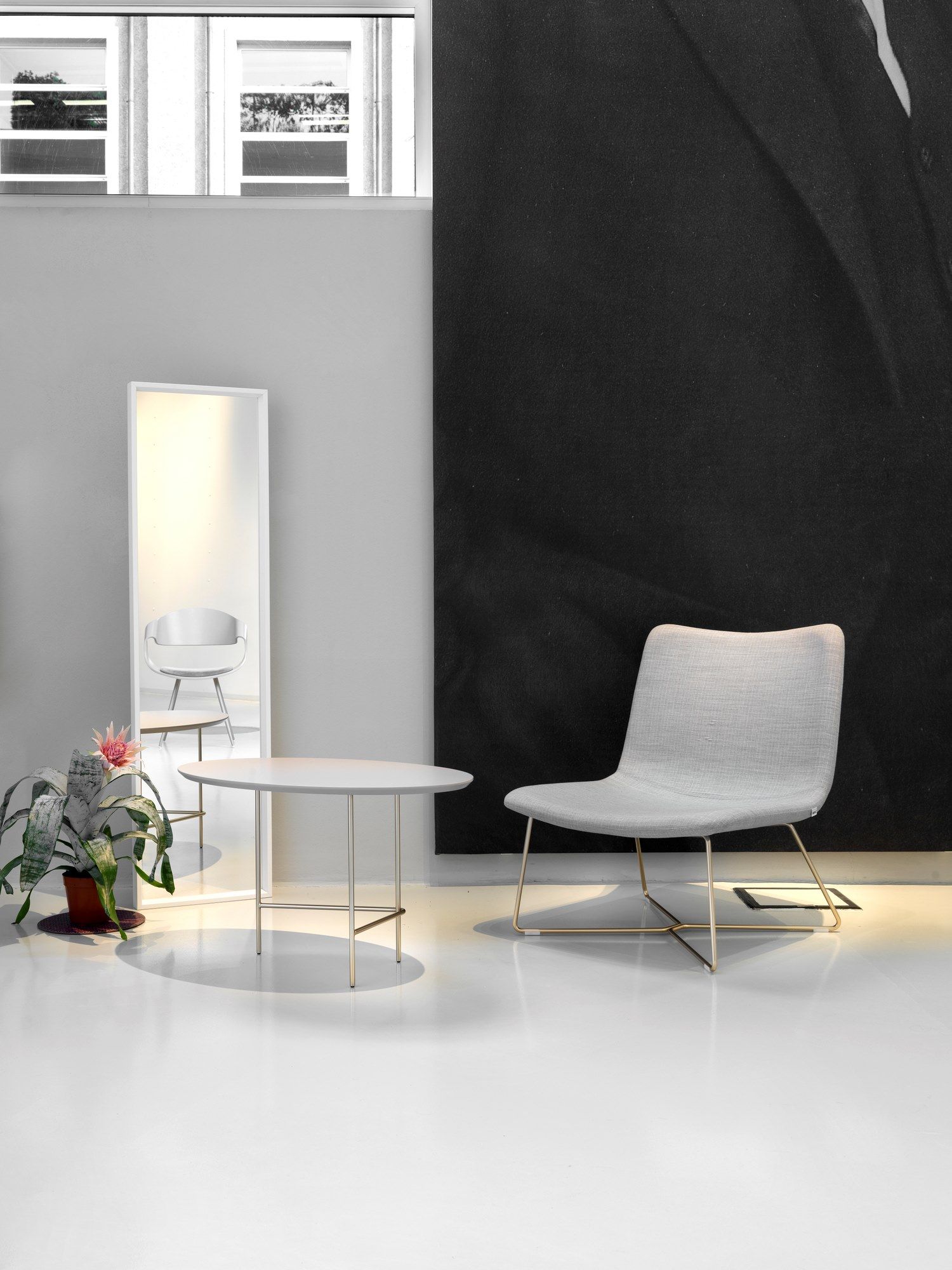 Тканевое кресло с 4 металлическими ножками SITIA SOTAI ARCH-00063641 - Вид №3