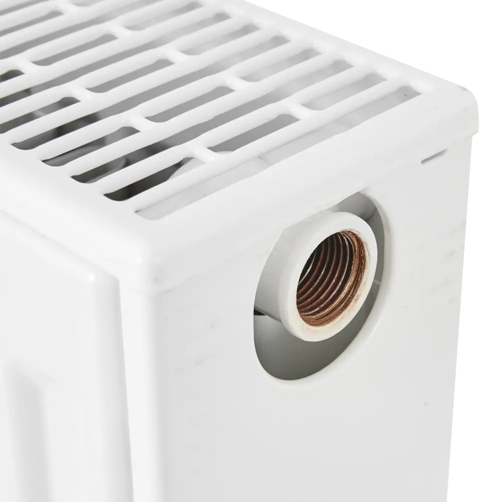 Радиатор панельный Kermi Profil FK0330301301N2Y 22 500x400 боковое подключение сталь белый STLM-2119461 - Вид №4