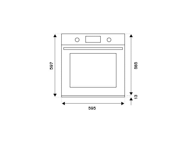 Пиролитическая электрическая встраиваемая печь Bertazzoni Professional ARCH-00070122 - Вид №2