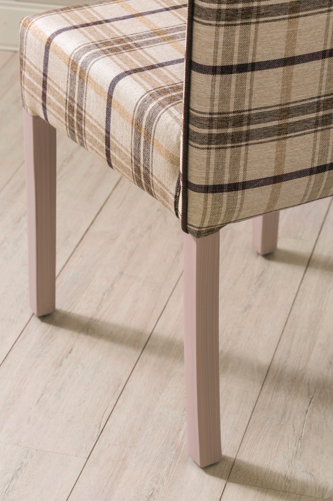 Стул бежевый в клетку Plaid CILEK ROYAL 00-3832548 Бежевый Santreyd - Вид №2