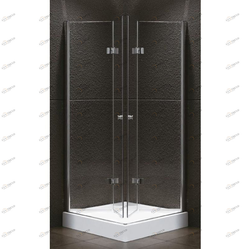 Душевой уголок CEZARES ELENA-W-ASH-2-80/100-C-Cr