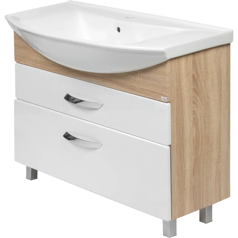 Тумба под раковину напольная Wave 105 см VIGO STLM-2079778 - Вид №1