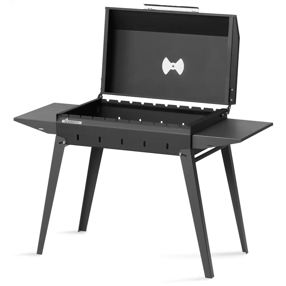 GRATAR Мангал классический с крышкой и боковыми полками 89358379 STLM-1574808 - Вид №1