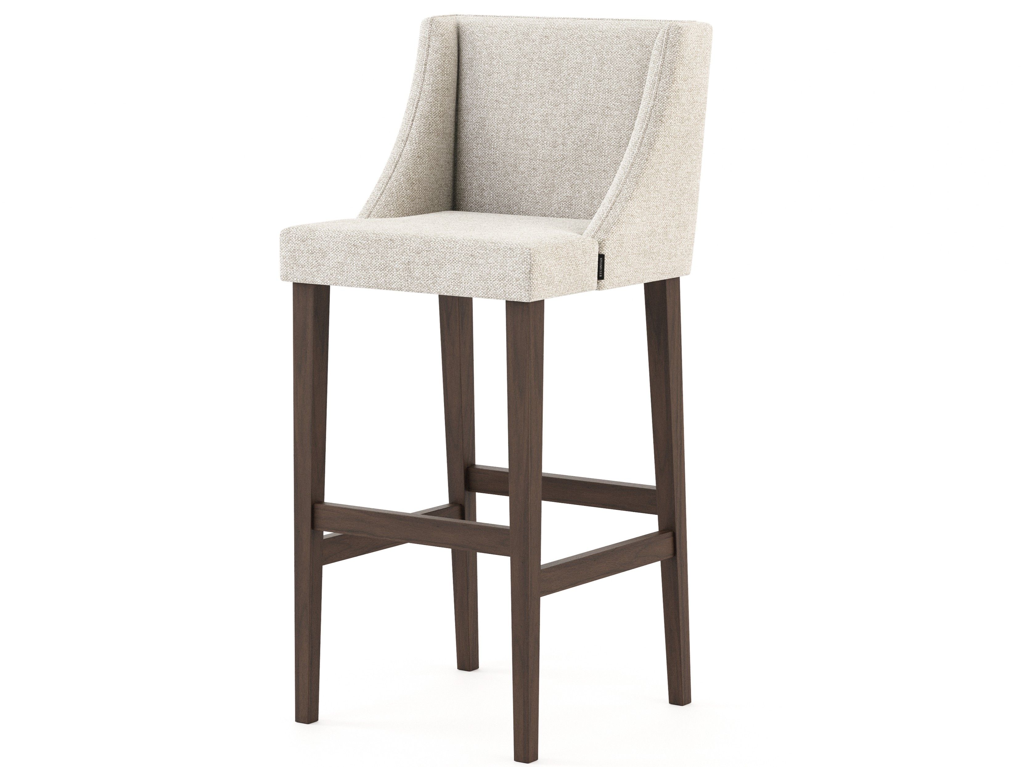 Высокий тканевый стул с подставкой для ног Stylish Club ARCH-00046289