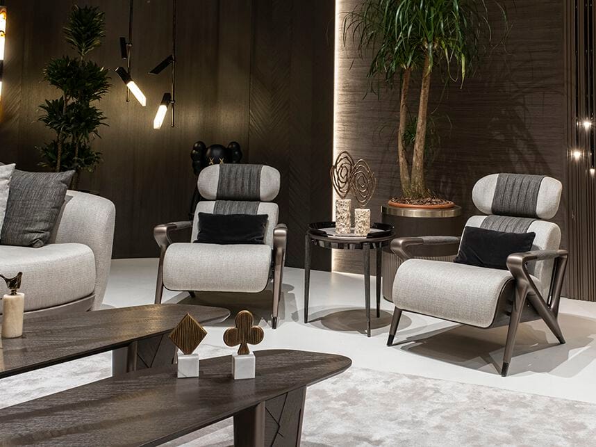 Тканевое кресло с подлокотниками Zebrano Gioia ARCH-00106955 - Вид №7