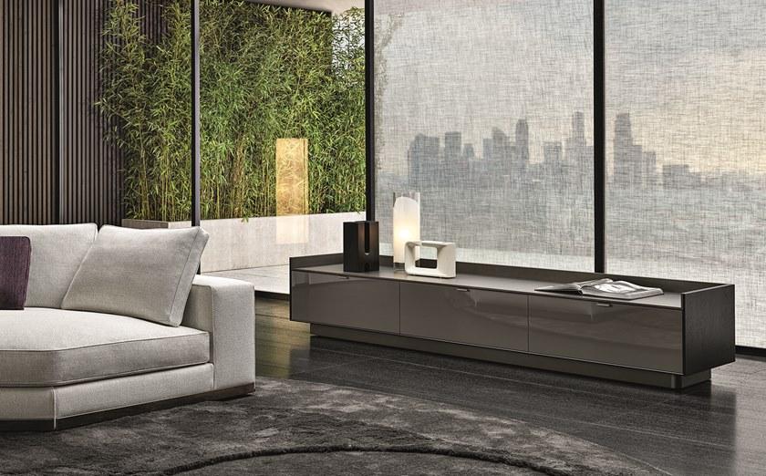 Minotti Буфет из лакированного дерева с ящиками Darren sun-id-1513646 - Вид №2