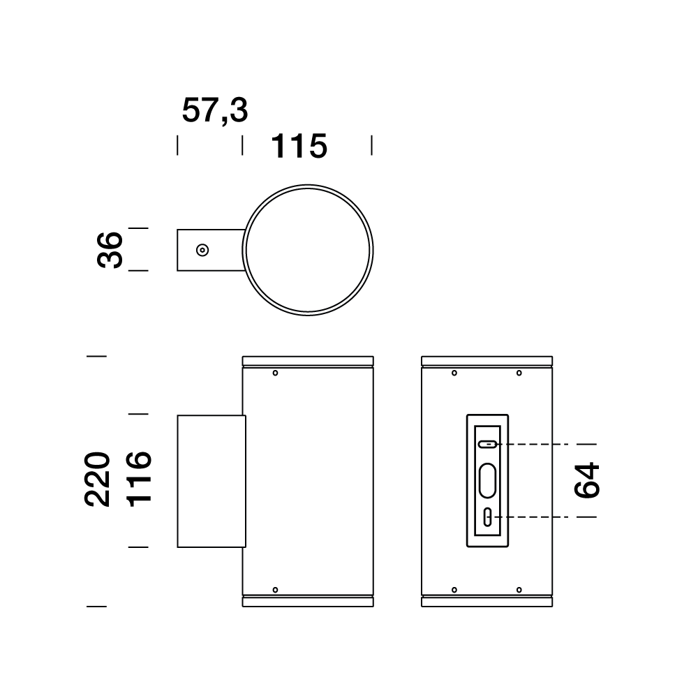 5380211 Подсветка стены Platek MONACO MEDIUM Applique  MONACO MEDIUM - 2 COB 3000K 13°  - Вид №6