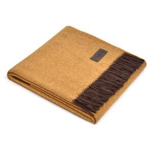 Плед Ermes, 130х180 см, горчичный