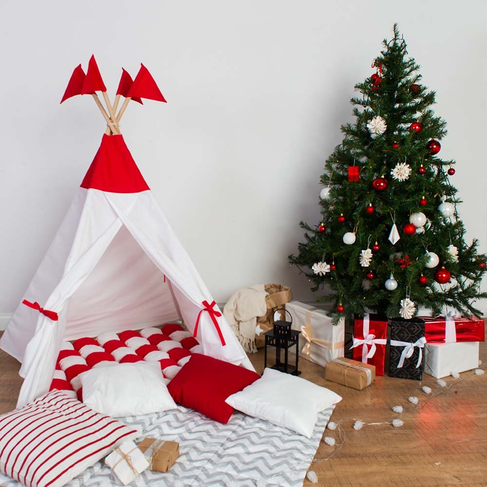 Вигвам для детей Simple Red VAMVIGVAM SIMPLE RED 281526 Белый;красный Santreyd  - Вид №1