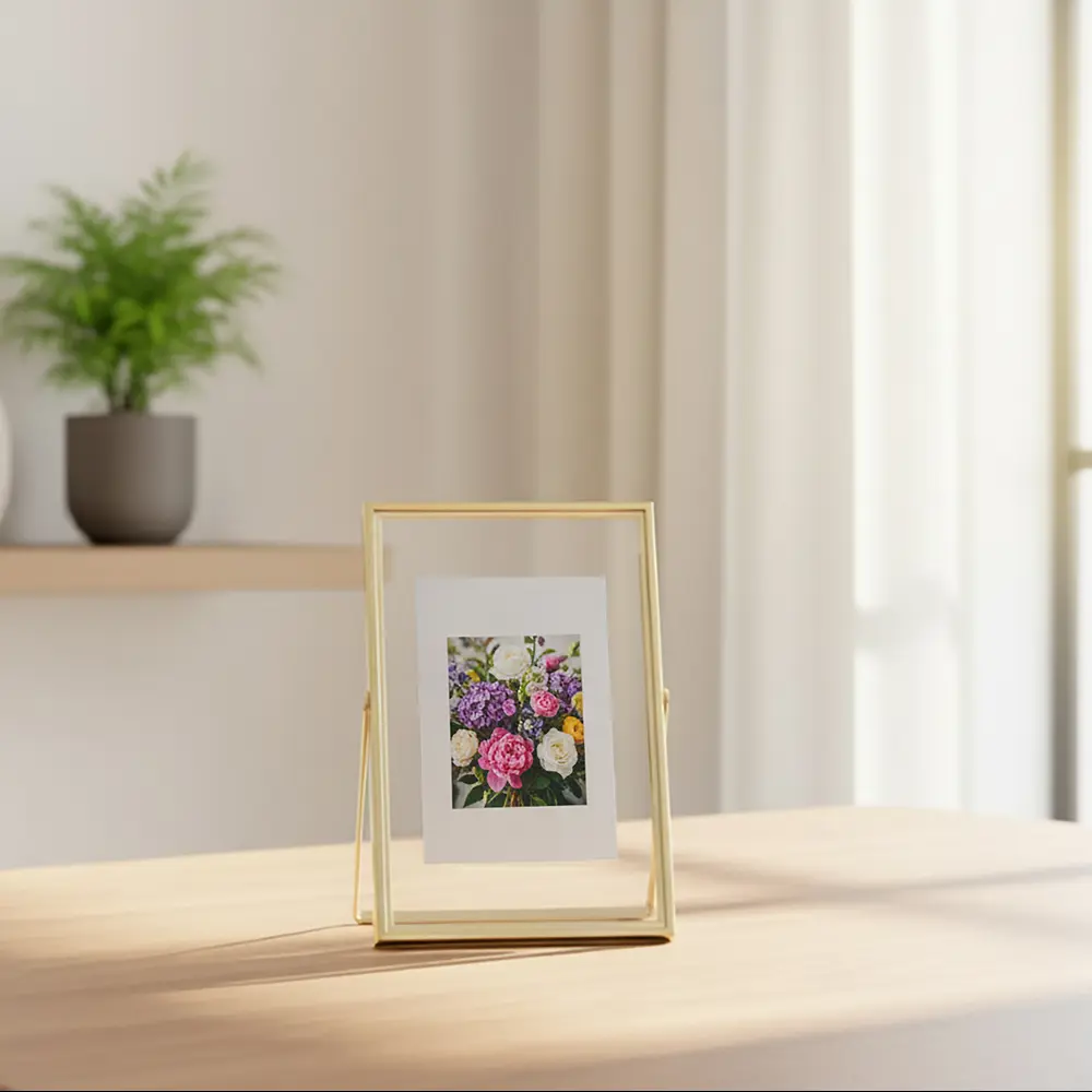 Рамка без паспарту Мирам 10x15 см цвет золотой STLM-2141054 - Вид №2