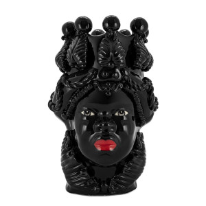 201080-90 ABHIKA ВАЗА MORO LADY BIG ПРОСТО BLACK