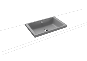 Умывальник KALDEWEI Сталь эмалированная 3173 453 холодный серый 30