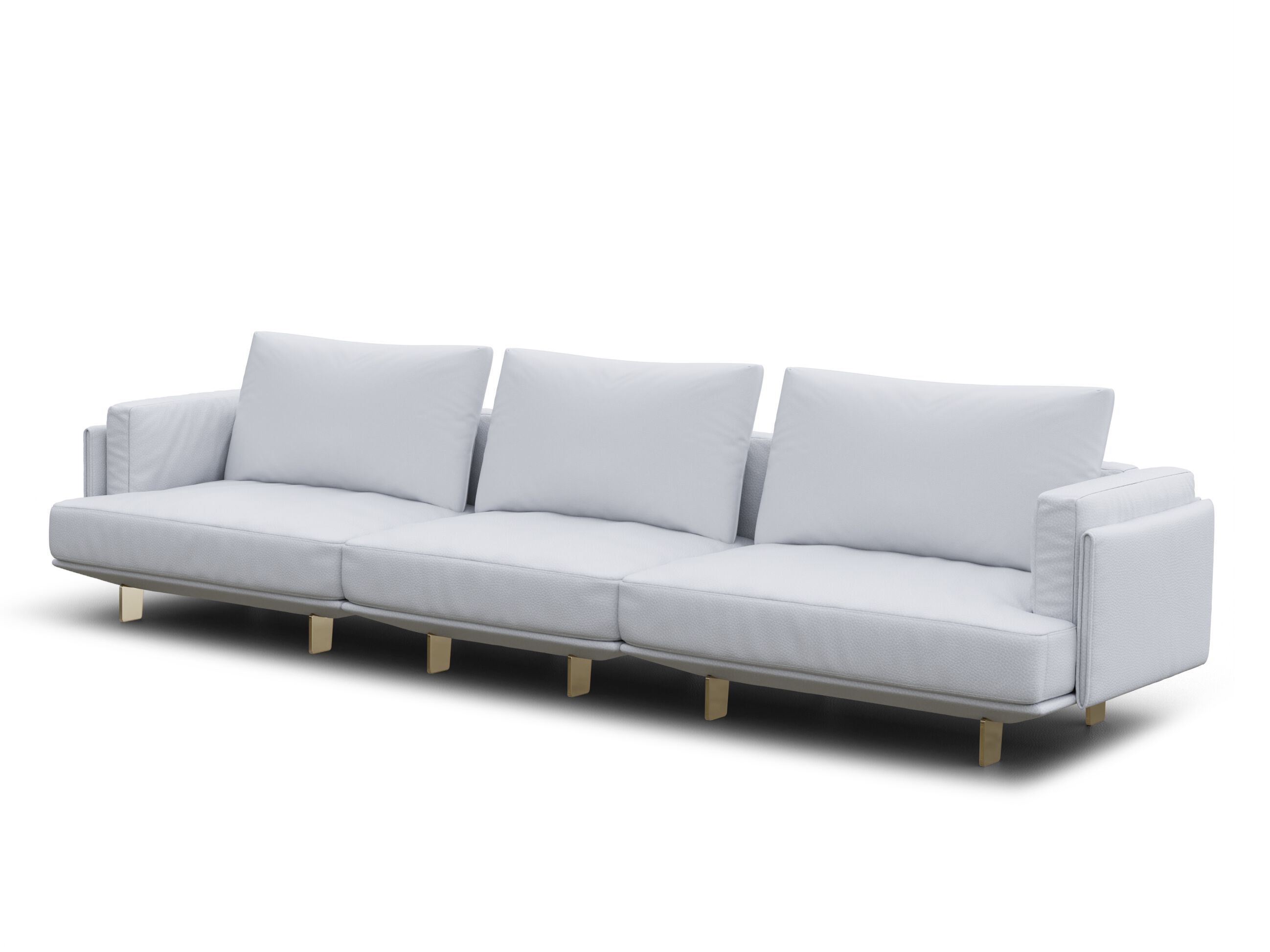 3-местный кожаный диван Natuzzi Italia кампус ARCH-00098170