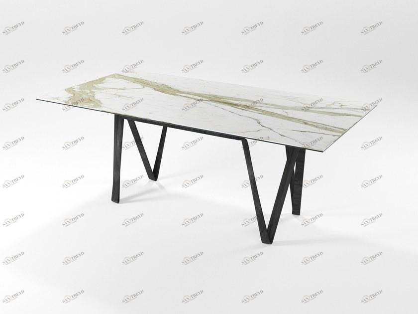 Barel Стеклокерамический стол и железное лезвие Lama sun-id-1363415