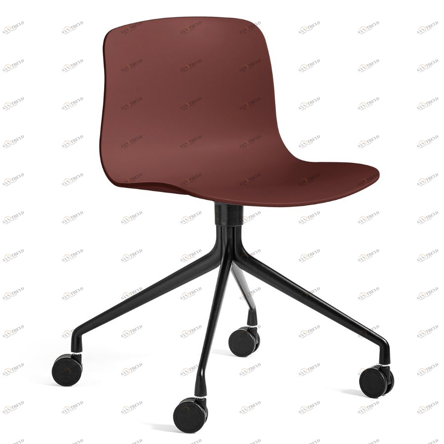 Стул AAC14, кирпичный с черным основанием Hay 923523