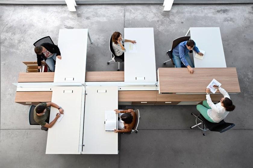 ACTIU Модульный стол со встроенной полкой sun-id-1477644 - Вид №3