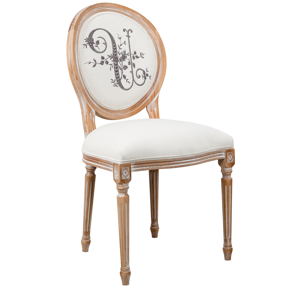 21080521 Стул «Монограмма буквы U» Object Desire Азбука мечты  - Вид №1