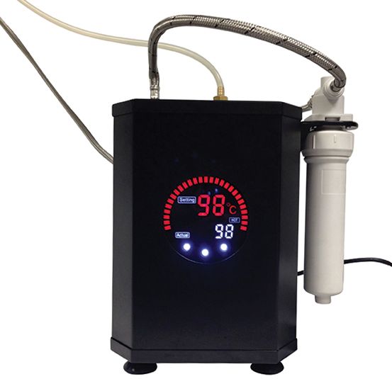 1912 Phoenix 3-в-1 кран для мгновенной подачи горячей воды с C-изливом Traditional Perrinandrowe - Вид №5