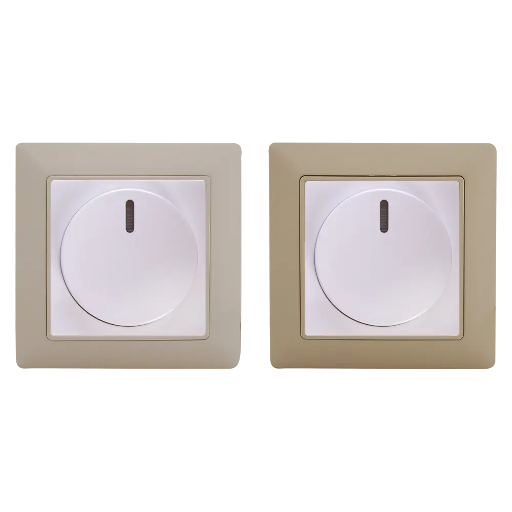 Диммер встраиваемый ABB Basic 55 60-400 Вт цвет белый Basic55 STLM-2079659 - Вид №1