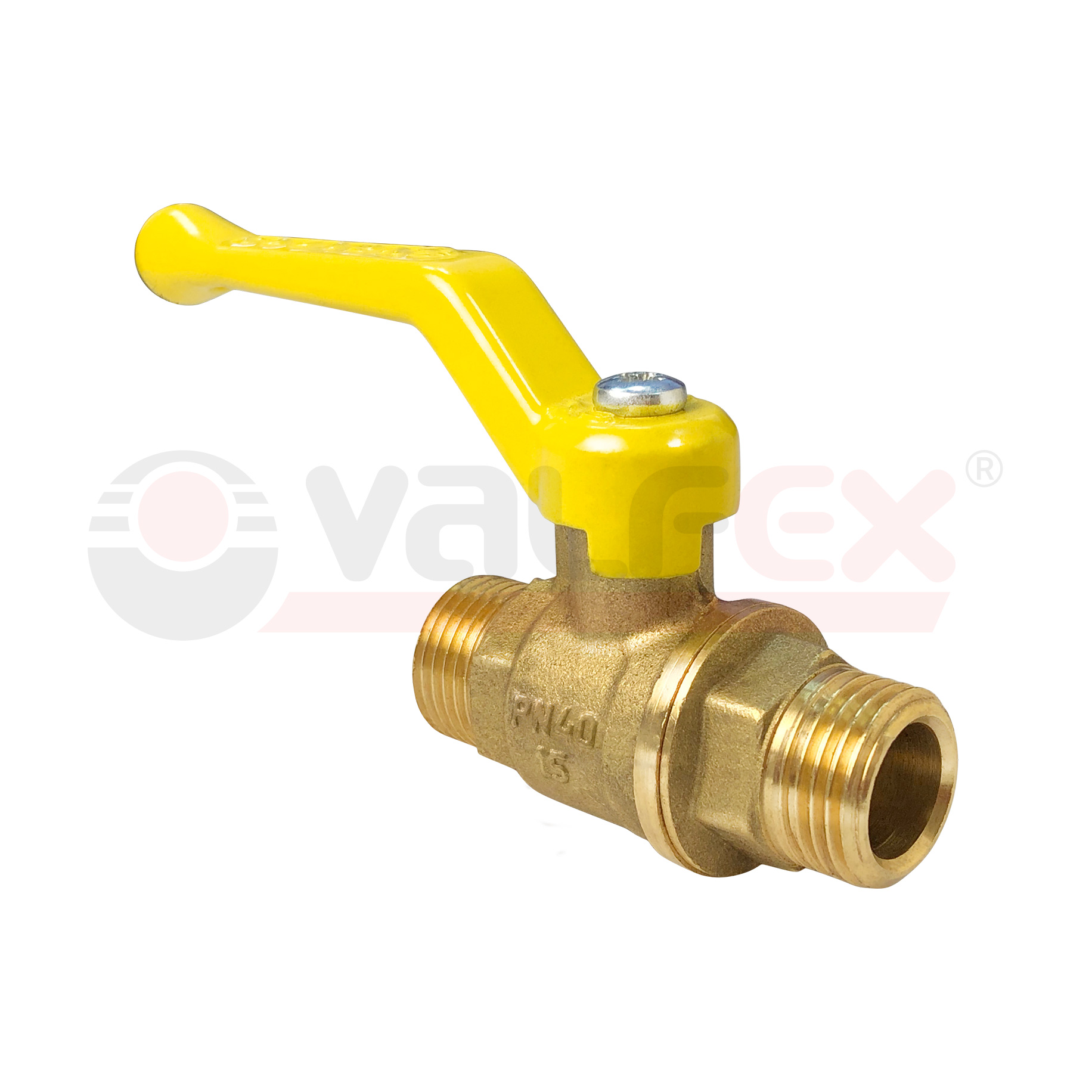 VF.270.LR3.034 Valfex Кран шаровой для газа, ручка-рычаг (наруж.-наруж.)  3/4" 