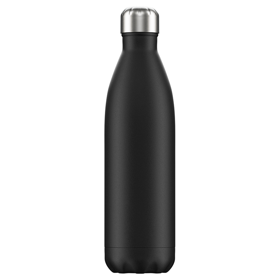 Термос 750 мл черный Monochrome Black CHILLY'S BOTTLES ДИЗАЙНЕРСКИЕ 00-3948005 Черный  - Вид №1