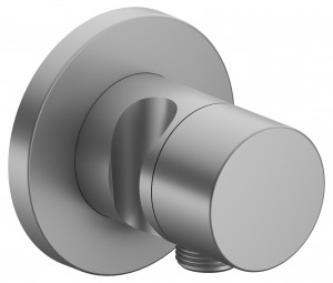 59557170201 Встраиваемый запорный вентиль с переключателем на 2 потребителя, выводом для шланга и держателем лейки DN 15 KEUCO IXMO