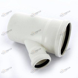 Тройник 45 SINIKON D110х50 мм шумоизолированный Комфорт 510031K