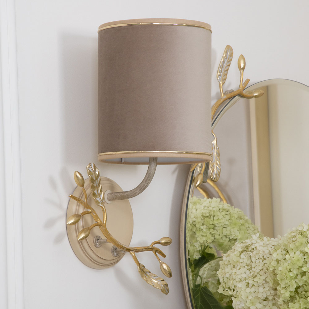 35065 Бра Oliva Branch Айвори левое BOGACHO 4627196596900