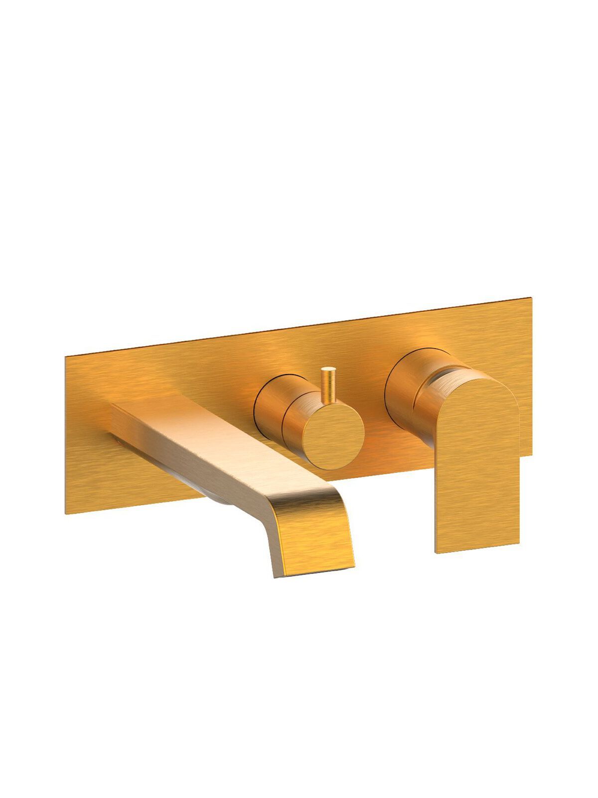 Однорычажный смеситель для ванны с 3 отверстиями с пластиной Rubinetterie Frattini отдельная эстетика ARCH-00054513 - Вид №2