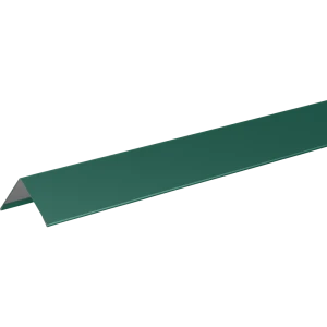 Планка для наружных углов 100x100 мм 2 м 0.4мм RAL 6005 Зеленый