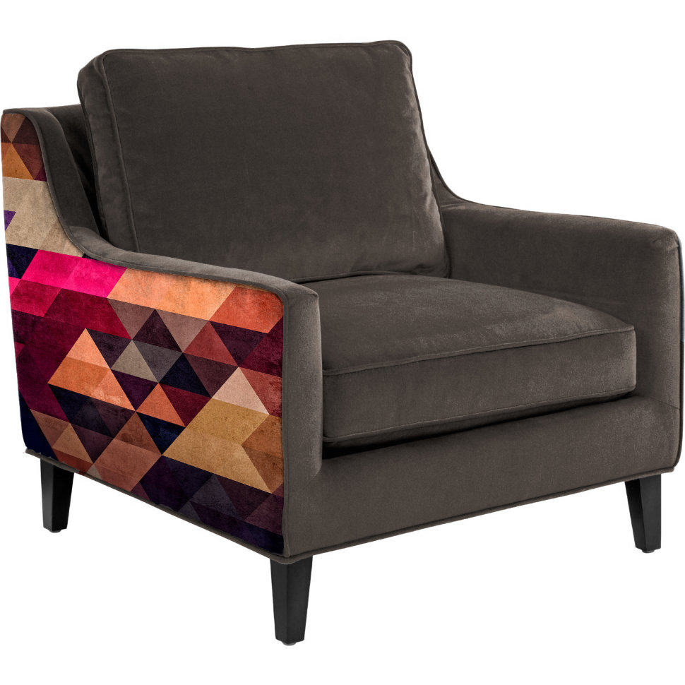 Кресло Triangle Apple Red by James Soares ICON DESIGNE JAMES SOARES 096835 Желтый;коричневый;красный  - Вид №3