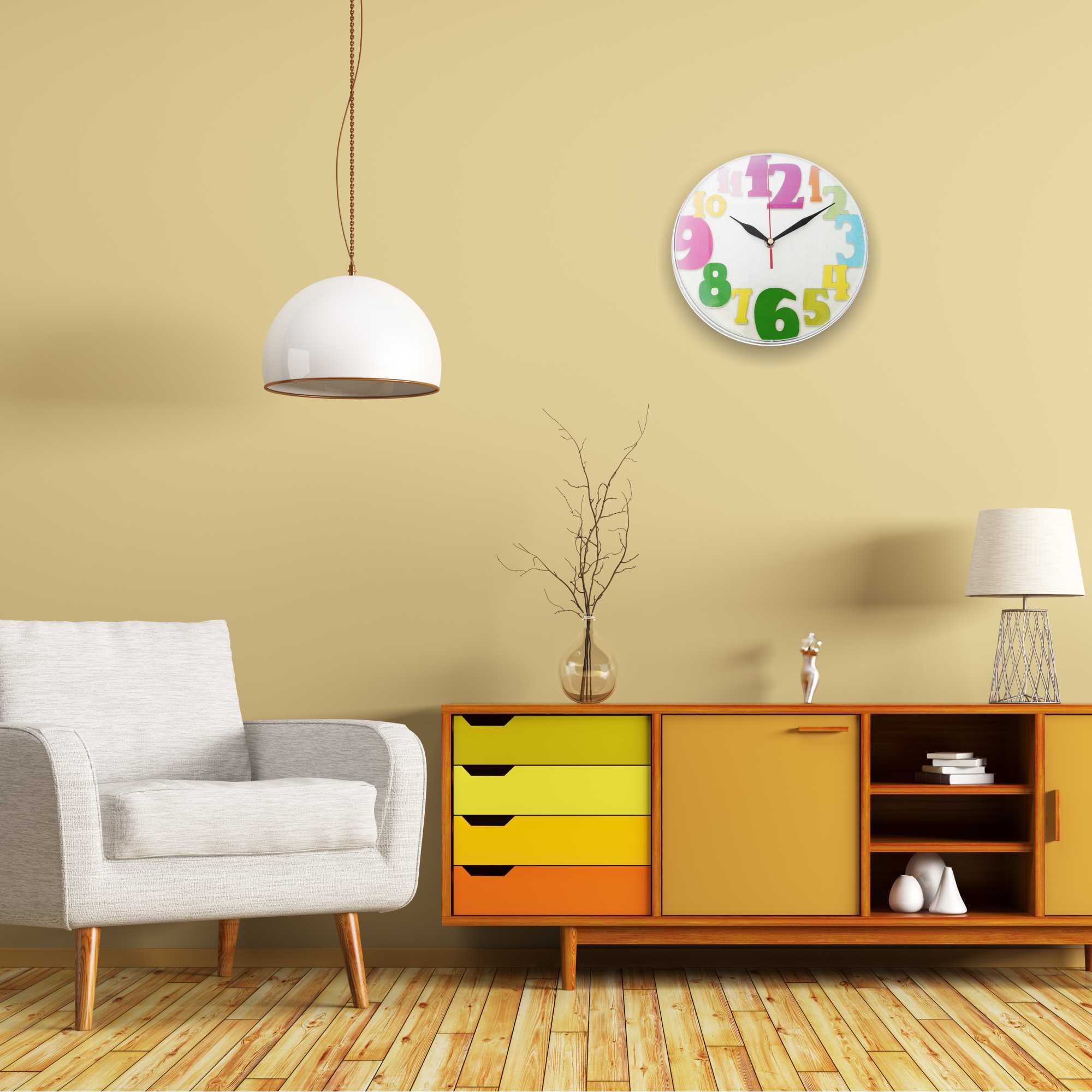 82902878 Часы настенные Apeyron PL1712-034 ø25 см пластик Декор Santreyd  - Вид №6