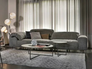 Arketipo 3-х местный тканевый диван с подголовником