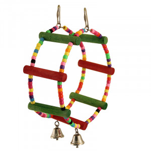 ПР0054671 Игрушка для птиц "Качели-колесо", 250*70мм TRIOL