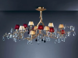 Serip Галогенный подвесной светильник из бронзы с кристаллами Fascinium Ct3297/15