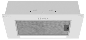 9168686 Вытяжка полновстраиваемая Meferi SMARTBOX60WH LIGHT белый